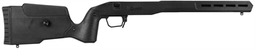 Picture of MDT Field Stock, Rifle Chassis, 6061 Aluminum Core, Overmolded Polymer Body, AICS Magazine Compatible, Black, Fits Savage Short Action 105828-BLK 105828BLK