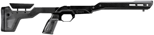 Picture of Mdt Sporting Goods Inc HNT26 Chassis System Black Carbon Fiber Fits Howa 1500 SA/ Weatherby Vanguard Compatible w/ AICS Mags Short Action ARCA 107835BCF