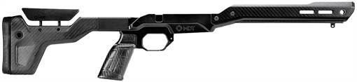 Picture of Mdt Sporting Goods Inc HNT26 Chassis System Black Carbon Fiber Fits Howa 1500 SA/ Weatherby Vanguard Compatible w/ AICS Mags Short Action Standard 107837BCF