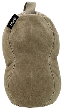 Picture of MDT Peanut, Waxed Canvas, Shooting Bag, Spex Lite Fill, 10"x3.5"x3", Army Duck Canvas Construction, Grulla 109068-GRU 109068GRU