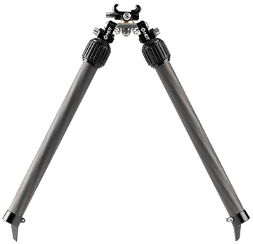 Picture of MDT Backcountry Bipod, Carbon Fiber Legs, Aluminum & Titanium Construction, Fits Picatinny, Black 114770-BLK 114770BLK