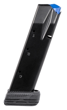 Picture of Mec-Gar Standard 19rd Detachable w/Drop Protection System 9mm Luger Fits CZ75B/CZ Shadow 2/CZ 75 SP-01/CZ Shadow/CZ 85B Blued w/Anti-Friction Coating Carbon Steel CZ7519DPS