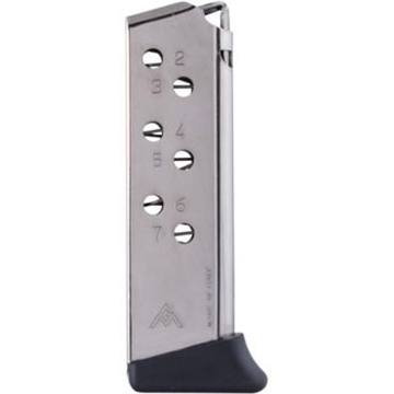Picture of Mec-Gar Handgun Magazine Walther PPK .32 ACP HT Nickel 7 rd MGWPPK32FRN