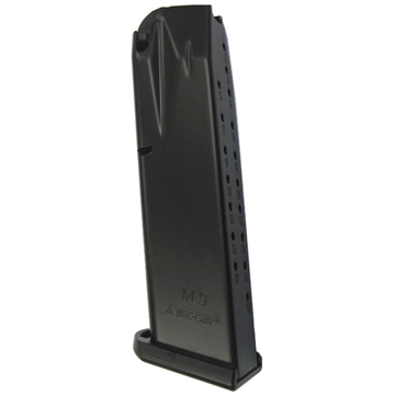 Picture of Mec-Gar USA Pistol Magazine, 9MM, 18 Rounds, Fits Beretta 92, Anti-Friction Coating MGPB9218AFC