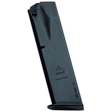 Picture of Mec-Gar Standard 15rd Flush 9mm Luger Fits Beretta 92FS/M9/92G/92X Blued Carbon Steel MGPB9215B