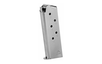 Picture of Mec-Gar Standard 6rd 45 ACP Fits 1911 Officer Nickel Carbon Steel MGCO4506N