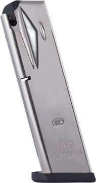 Picture of Mec-Gar Beretta 92FS 2G 92X / M9 Handgun Magazine Nickel 9mm Luger 15/rd MGPB9215N