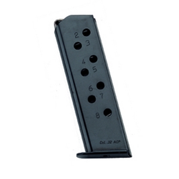 Picture of Mec-Gar Handgun Magazine Walther PP .32 ACP HT Blued 8 rds MGWPP32STB