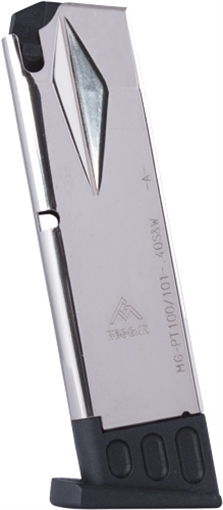 Picture of MEC-GAR MAGAZINE TAURUS PT100/101 40SW 10RD NICKEL MGPT4010N