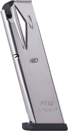 Picture of Mec-Gar Handgun Magazine Taurus PT92/99 HT Nickel 10/rd MGPT9210N