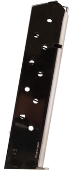 Picture of Mec-Gar Standard 10rd Extended 45 ACP Fits 1911 Government Nickel Carbon Steel MGCG4510N