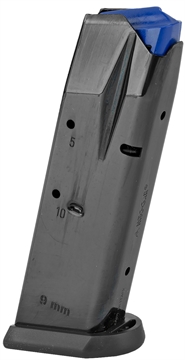Picture of Mec-Gar Standard 10rd 9mm Luger Fits CZ P-01/75 Compact/PCR Blued Carbon Steel MGCZCOMP10B