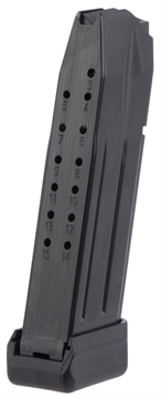Picture of Mec-Gar USA Pistol Magazine, 9MM, 17 Rounds, Fits Sig P229 Pistols, Steel, Black, Anti-Friction Coating MGP22917AFC