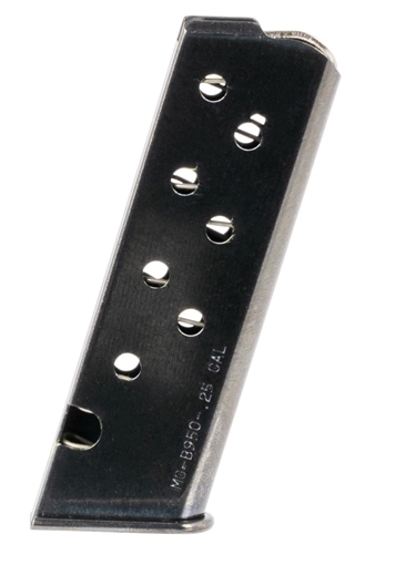 Picture of Mec-Gar MGPB95008 OEM Blued Detachable 8rd 25 ACP for Beretta 950 Jetfire MGPB95008 MGPB95008B