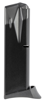 Picture of Mec-Gar Standard 15rd Detachable w/Finger Rest 9mm Luger Fits Beretta 92 Compact Blued w/Anti-Friction Coating Carbon Steel MGPBC15AFC