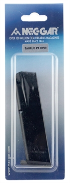 Picture of Mec-Gar Standard Blued w/ Anti-Friction Coating Detachable 18rd 9mm Luger for Taurus PT-99/PT-92 MGPT9218AFC