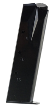 Picture of Mec-Gar Standard Blued Detachable 15rd 9mm Luger for Ruger P95/P85/P89/P93/P94 MGRP8515B