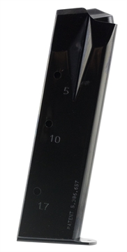 Picture of Mec-Gar Standard Blued Detachable 17rd 9mm Luger for Ruger P95/P85/P89/P93/P94 MGRP8517B