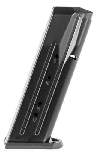 Picture of Mec-Gar Standard Blued w/ Anti-Friction Coating Detachable 17rd 38 Super for Tanfoglio Witness Large Frame MGWIT38LFAFC