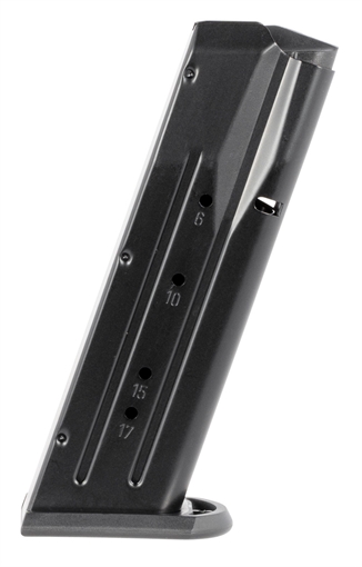 Picture of Mec-Gar Standard 17rd 9mm Luger Fits Tanfoglio Witness Large Frame Blued w/Anti-Friction Coating Carbon Steel MGWIT9LFAFC
