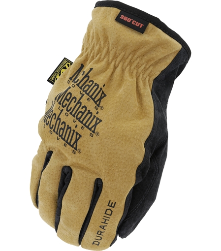 Picture of Mechanix Wear DuraHide Leather Driver E6-360 - Black/Tan LDDH-X75-010