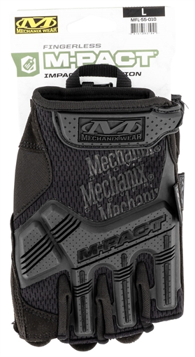 Picture of Mechanix Wear M-Pact Covert Black Fingerless Synthetic Leather Large TPR Closure MFL55010