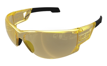 Picture of Mechanix Wear Type-N Safety Glasses, Black Frame with Amber Lens VNS-30AC-PU