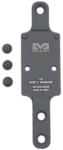 Picture of Meprolight USA Optics Plate Shotgun Matte Black Aluminum, Benelli M2/M4/SBE RMR Footprint 901141040