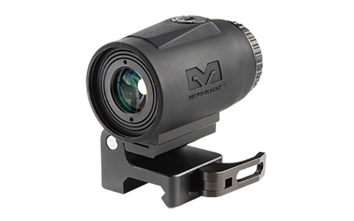 Picture of Meprolight MMX3, Magnifier, 3X Power, 24mm Objective, Flip To Side QD Mount, Fits Picatinny, Black 8016000100 8016000200