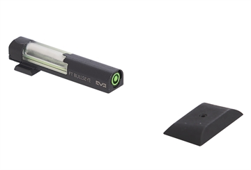 Picture of Meprolight USA FT Bullseye Front Sight Green/Tritium/Fiber Optic Black Frame, Fits Smith & Wesson M&P Shield, Dovetail Mount 632213108