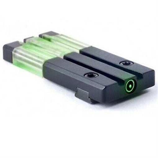 Picture of Meprolight USA FT Bullseye Rear Sight Green Tritium FO/Black Frame Fits Springfield XD/XDM/Hellcat, Dovetail Mount 631103108