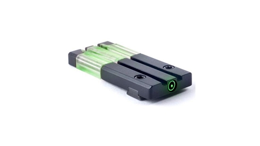 Picture of Meprolight USA FT Bullseye Front Sight Green/Tritium/Fiber Optic, Black Frame Fits CZ P-10 S/SC/C/F (Non Optics Ready), Dovetail Mount 632423108