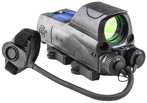 Picture of Meprolight USA MOR PRO Black 1 x 30 mm 2.2 MOA Dot/Bullseye Reticle Green & IR Laser 0687743