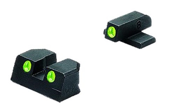 Picture of Meprolight Tru-Dot, Tritium Sight Set, Green Front/Green Rear, Fits Sig Sauer 9MM/357SIG P Series Except P365XL 0101103101