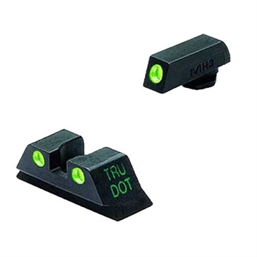 Picture of Meprolight USA Tru-Dot Sight Set Green Tritium Front & Rear, Compatible w/Glock 17/19/22/23/24/25/28/31/32/33/34/35/37/38/39 102243101