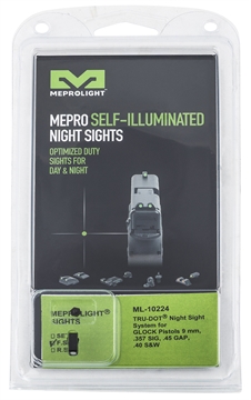 Picture of Meprolight USA Tru-Dot Green Tritium White Outline Front Sight-Glock Gen 1-5 Front Sight Only 102243107