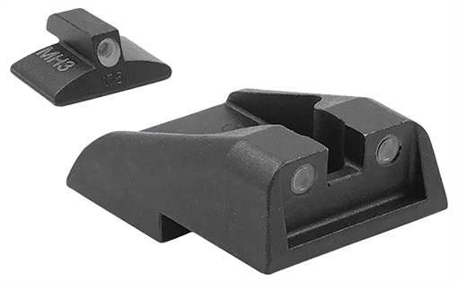 Picture of Meprolight USA Tru-Dot Green Tritium White Outline Front Sight-Green Tritium White Outline Rear Sight IWI Jericho 941/Baby Eagle 195933101