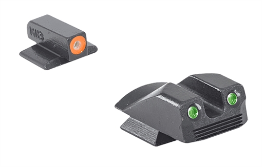 Picture of Meprolight USA Hyper-Bright Green Tritium Orange/Front Sight-Green Tritium, Black Frame Kimber 1911 Micro 412293131