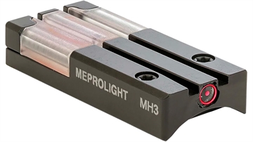 Picture of Meprolight USA FT Bullseye Rear Sight Red Tritium/Fiber Optic Glock MOS 631053408