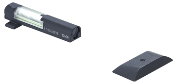 Picture of Meprolight USA FT Bullseye Front Sight Green/Tritium/Fiber Optic, Black Frame Fits Smith & Wesson M&P, Dovetail Mount 632203108