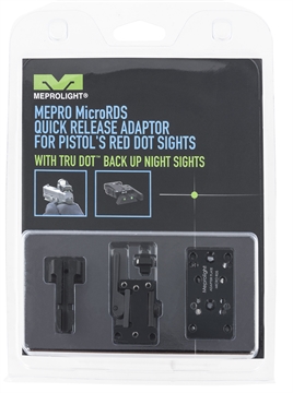 Picture of Meprolight USA Micro RDS Adapter Quick Detach Black Steel S&W M&P Meprolight TruDot Mount 88071504