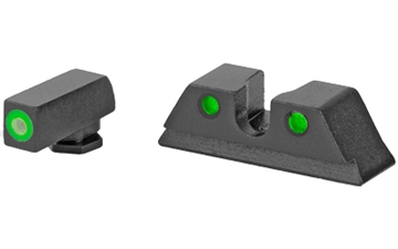 Picture of Meprolight USA Hyper-Bright Green/Tritium Green, Black Frame Fits Taurus G3C 465003111