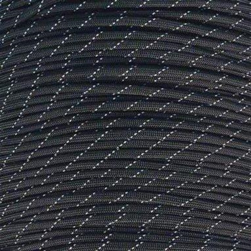 Picture of Mero 550 Paracord - 100' 550 lb Black 3 Reflctive Trac 014
