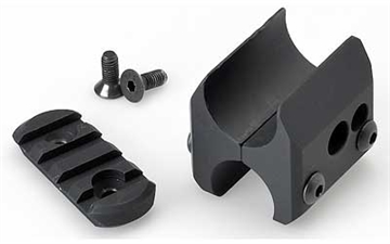 Picture of Mesa Tactical Magazine Clamp, Fits Remington 12 Gauge, with Rail, Black Finish 90810