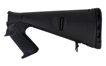 Picture of Mesa Tactical Urbino Pistol Grip Stock, Fits Benelli M4 12 Gauge, 12.5" Length of Pull, Limbsaver Recoil Pad, Matte Finish, Black 91460