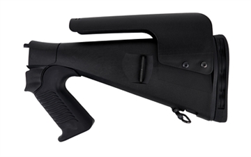 Picture of Mesa Tactical Urbino Pistol Grip Stock, Fits Mossberg 930/940 12 Gauge, 12.5" Length of Pull, Matte Finish, Black, Includes Limbsaver Recoil Pad and Adjustable Cheek Riser 94710