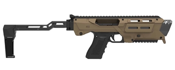 Picture of Meta Tactical Llc MX-1 Conversion Kit Fits Glock 3/4/5 Tan Aluminum Stock MX1-PS-TN