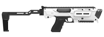 Picture of Meta Tactical Llc MX-1 Conversion Kit Fits Glock 3/4/5 White Aluminum Stock MX1-PS-WT