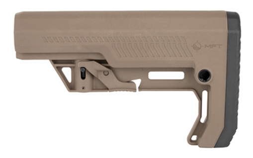 Picture of Mission First Tactical Battlelink Extreme Duty Minimalist Stock Mil-Spec Tube Size, Collapsible, Scorched Dark Earth BMSMIL-EXD-SDE