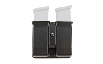 Picture of Mission First Tactical Double Pistol Magazine Pouch, Fits GLOCK 9/40 Magazines, Black, Adjustable Retention, Includes 1.5" Belt Loop    H10DMP-GDS9-150